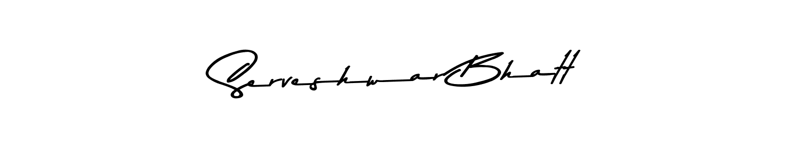 This is the best signature style for the Serveshwar Bhatt name. Also you like these signature font (Asem Kandis PERSONAL USE). Mix name signature. Serveshwar Bhatt signature style 9 images and pictures png