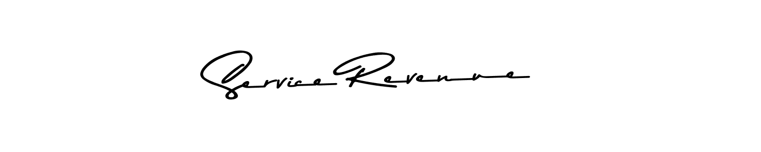 Make a beautiful signature design for name Service Revenue. With this signature (Asem Kandis PERSONAL USE) style, you can create a handwritten signature for free. Service Revenue signature style 9 images and pictures png