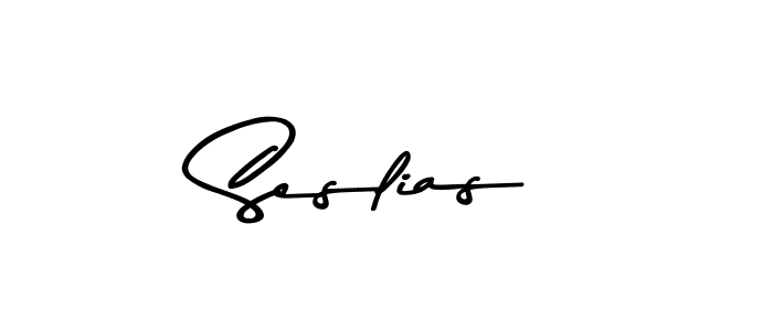 Asem Kandis PERSONAL USE is a professional signature style that is perfect for those who want to add a touch of class to their signature. It is also a great choice for those who want to make their signature more unique. Get Seslias name to fancy signature for free. Seslias signature style 9 images and pictures png