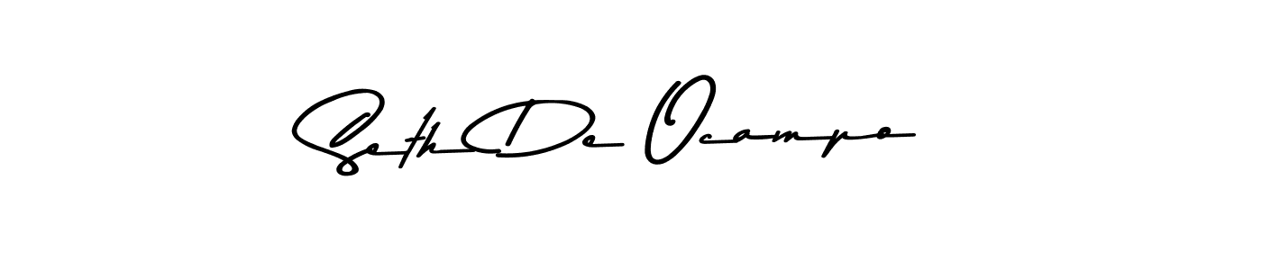 Similarly Asem Kandis PERSONAL USE is the best handwritten signature design. Signature creator online .You can use it as an online autograph creator for name Seth De Ocampo. Seth De Ocampo signature style 9 images and pictures png