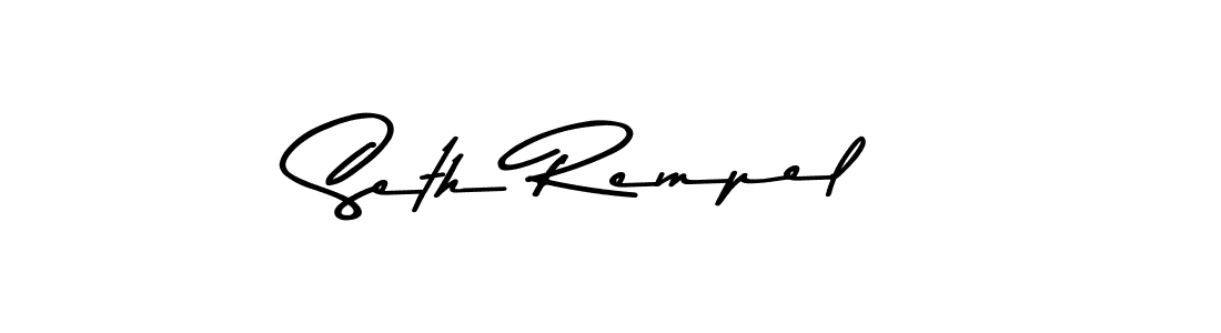 Seth Rempel stylish signature style. Best Handwritten Sign (Asem Kandis PERSONAL USE) for my name. Handwritten Signature Collection Ideas for my name Seth Rempel. Seth Rempel signature style 9 images and pictures png