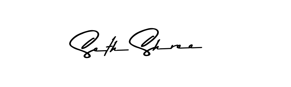 Seth Shree stylish signature style. Best Handwritten Sign (Asem Kandis PERSONAL USE) for my name. Handwritten Signature Collection Ideas for my name Seth Shree. Seth Shree signature style 9 images and pictures png