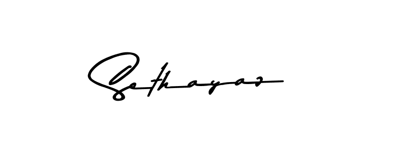 Create a beautiful signature design for name Sethayaz. With this signature (Asem Kandis PERSONAL USE) fonts, you can make a handwritten signature for free. Sethayaz signature style 9 images and pictures png