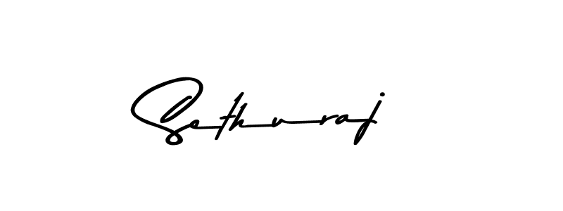 Sethuraj stylish signature style. Best Handwritten Sign (Asem Kandis PERSONAL USE) for my name. Handwritten Signature Collection Ideas for my name Sethuraj. Sethuraj signature style 9 images and pictures png