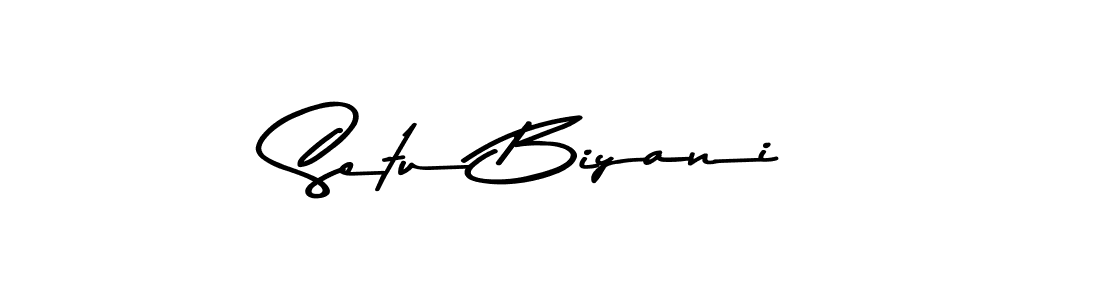The best way (Asem Kandis PERSONAL USE) to make a short signature is to pick only two or three words in your name. The name Setu Biyani include a total of six letters. For converting this name. Setu Biyani signature style 9 images and pictures png