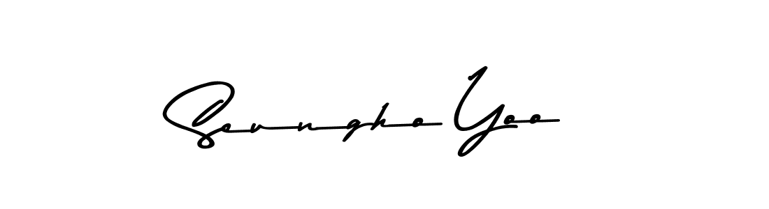 Make a beautiful signature design for name Seungho Yoo. Use this online signature maker to create a handwritten signature for free. Seungho Yoo signature style 9 images and pictures png