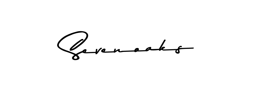 Make a beautiful signature design for name Sevenoaks. With this signature (Asem Kandis PERSONAL USE) style, you can create a handwritten signature for free. Sevenoaks signature style 9 images and pictures png