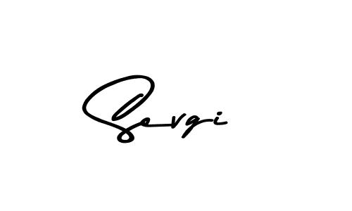 Create a beautiful signature design for name Sevgi. With this signature (Asem Kandis PERSONAL USE) fonts, you can make a handwritten signature for free. Sevgi signature style 9 images and pictures png
