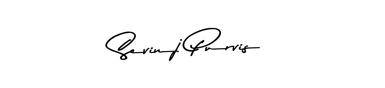 How to Draw Sevinj Purvis signature style? Asem Kandis PERSONAL USE is a latest design signature styles for name Sevinj Purvis. Sevinj Purvis signature style 9 images and pictures png