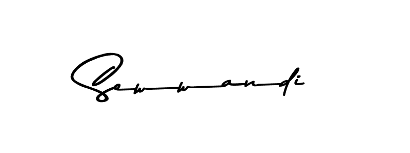 Use a signature maker to create a handwritten signature online. With this signature software, you can design (Asem Kandis PERSONAL USE) your own signature for name Sewwandi. Sewwandi signature style 9 images and pictures png