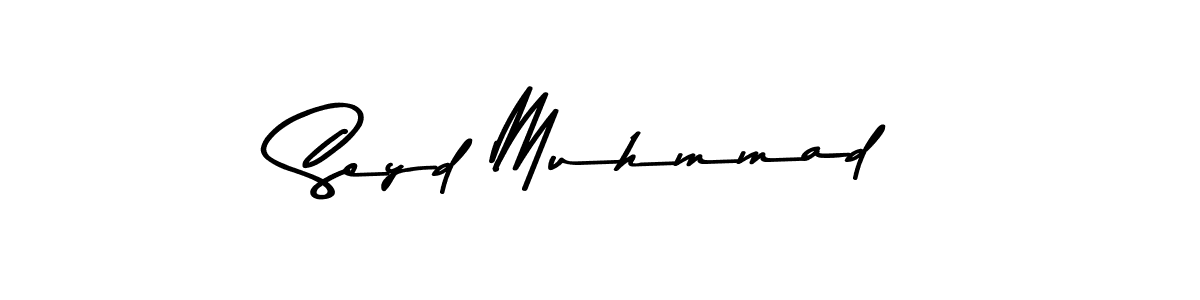 How to make Seyd Muhmmad name signature. Use Asem Kandis PERSONAL USE style for creating short signs online. This is the latest handwritten sign. Seyd Muhmmad signature style 9 images and pictures png