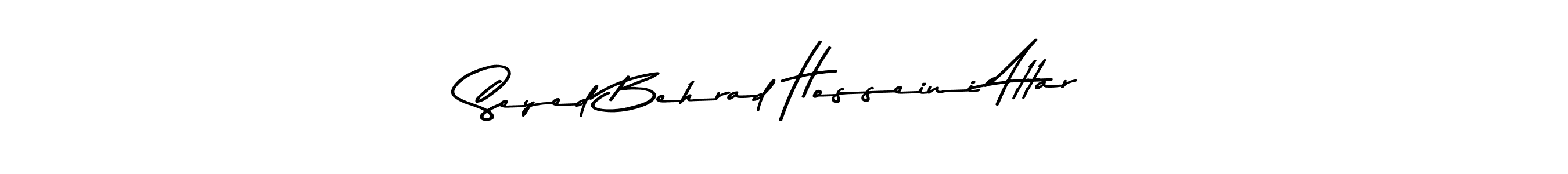 Create a beautiful signature design for name Seyed Behrad Hosseini Attar. With this signature (Asem Kandis PERSONAL USE) fonts, you can make a handwritten signature for free. Seyed Behrad Hosseini Attar signature style 9 images and pictures png