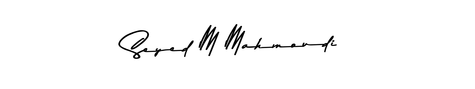 Use a signature maker to create a handwritten signature online. With this signature software, you can design (Asem Kandis PERSONAL USE) your own signature for name Seyed M Mahmoudi. Seyed M Mahmoudi signature style 9 images and pictures png