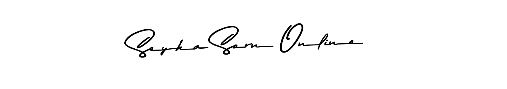 Use a signature maker to create a handwritten signature online. With this signature software, you can design (Asem Kandis PERSONAL USE) your own signature for name Seyha Sorn Online. Seyha Sorn Online signature style 9 images and pictures png