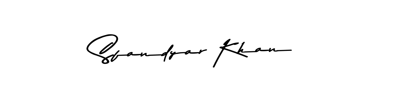 Make a beautiful signature design for name Sfandyar Khan. Use this online signature maker to create a handwritten signature for free. Sfandyar Khan signature style 9 images and pictures png