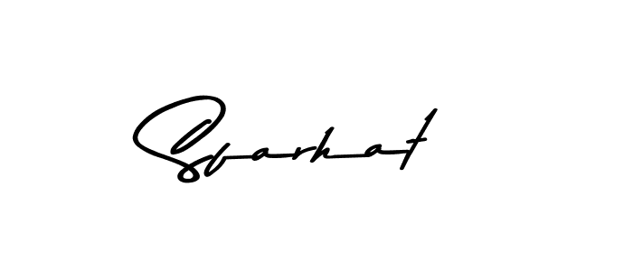 Use a signature maker to create a handwritten signature online. With this signature software, you can design (Asem Kandis PERSONAL USE) your own signature for name Sfarhat. Sfarhat signature style 9 images and pictures png