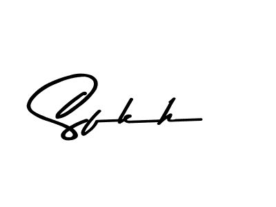 Also we have Sfkh name is the best signature style. Create professional handwritten signature collection using Asem Kandis PERSONAL USE autograph style. Sfkh signature style 9 images and pictures png