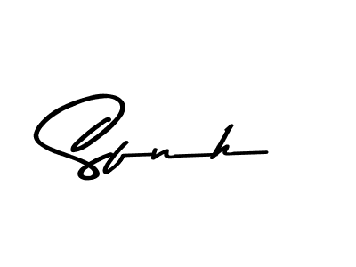 Also we have Sfnh name is the best signature style. Create professional handwritten signature collection using Asem Kandis PERSONAL USE autograph style. Sfnh signature style 9 images and pictures png