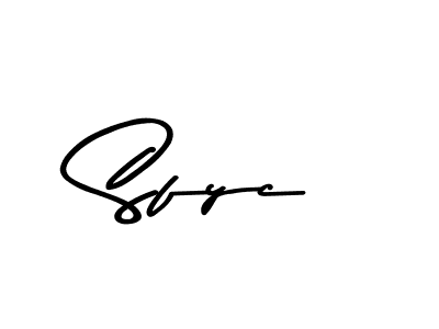 How to make Sfyc signature? Asem Kandis PERSONAL USE is a professional autograph style. Create handwritten signature for Sfyc name. Sfyc signature style 9 images and pictures png