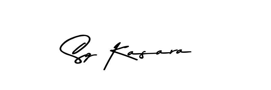 Make a beautiful signature design for name Sg Kasara. With this signature (Asem Kandis PERSONAL USE) style, you can create a handwritten signature for free. Sg Kasara signature style 9 images and pictures png