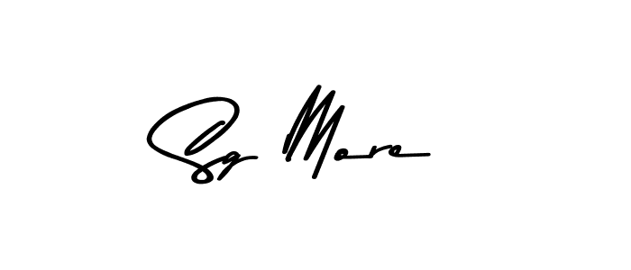 How to make Sg More signature? Asem Kandis PERSONAL USE is a professional autograph style. Create handwritten signature for Sg More name. Sg More signature style 9 images and pictures png