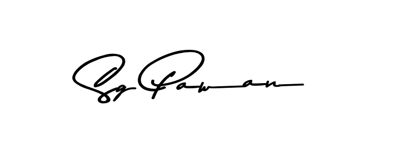 Make a beautiful signature design for name Sg Pawan. With this signature (Asem Kandis PERSONAL USE) style, you can create a handwritten signature for free. Sg Pawan signature style 9 images and pictures png