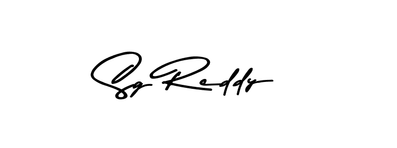 Make a beautiful signature design for name Sg Reddy. With this signature (Asem Kandis PERSONAL USE) style, you can create a handwritten signature for free. Sg Reddy signature style 9 images and pictures png