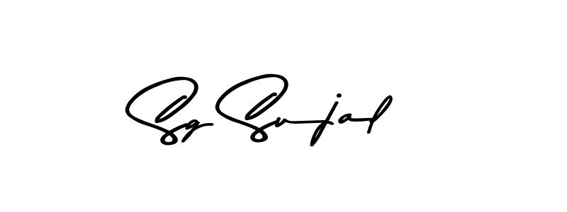 Sg Sujal stylish signature style. Best Handwritten Sign (Asem Kandis PERSONAL USE) for my name. Handwritten Signature Collection Ideas for my name Sg Sujal. Sg Sujal signature style 9 images and pictures png
