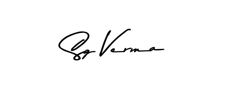 How to make Sg Verma signature? Asem Kandis PERSONAL USE is a professional autograph style. Create handwritten signature for Sg Verma name. Sg Verma signature style 9 images and pictures png