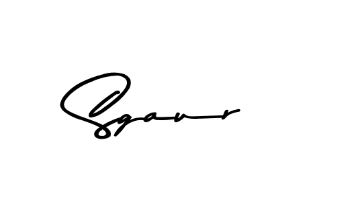 Use a signature maker to create a handwritten signature online. With this signature software, you can design (Asem Kandis PERSONAL USE) your own signature for name Sgaur. Sgaur signature style 9 images and pictures png