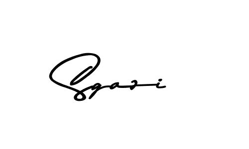 Similarly Asem Kandis PERSONAL USE is the best handwritten signature design. Signature creator online .You can use it as an online autograph creator for name Sgazi. Sgazi signature style 9 images and pictures png