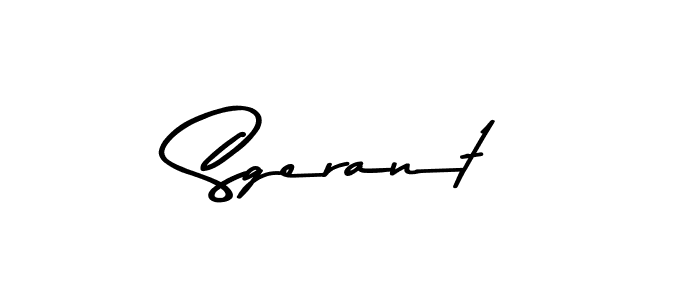 Make a beautiful signature design for name Sgerant. Use this online signature maker to create a handwritten signature for free. Sgerant signature style 9 images and pictures png