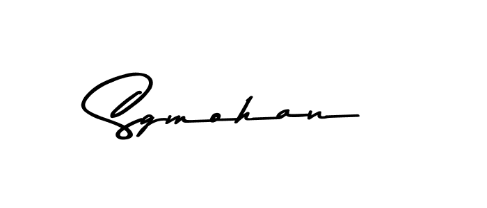 if you are searching for the best signature style for your name Sgmohan. so please give up your signature search. here we have designed multiple signature styles  using Asem Kandis PERSONAL USE. Sgmohan signature style 9 images and pictures png