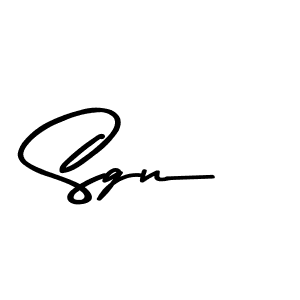 Also You can easily find your signature by using the search form. We will create Sgn name handwritten signature images for you free of cost using Asem Kandis PERSONAL USE sign style. Sgn signature style 9 images and pictures png