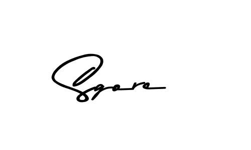 Use a signature maker to create a handwritten signature online. With this signature software, you can design (Asem Kandis PERSONAL USE) your own signature for name Sgore. Sgore signature style 9 images and pictures png