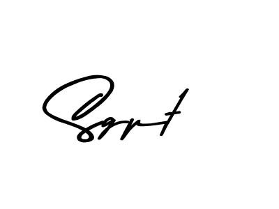 Design your own signature with our free online signature maker. With this signature software, you can create a handwritten (Asem Kandis PERSONAL USE) signature for name Sgpt. Sgpt signature style 9 images and pictures png