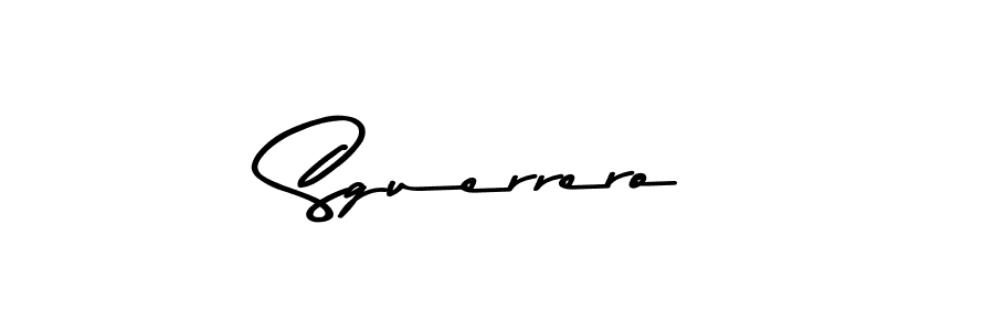 Design your own signature with our free online signature maker. With this signature software, you can create a handwritten (Asem Kandis PERSONAL USE) signature for name Sguerrero. Sguerrero signature style 9 images and pictures png