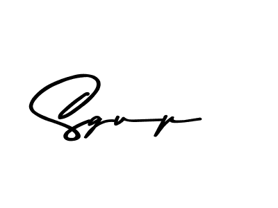 How to make Sgup signature? Asem Kandis PERSONAL USE is a professional autograph style. Create handwritten signature for Sgup name. Sgup signature style 9 images and pictures png