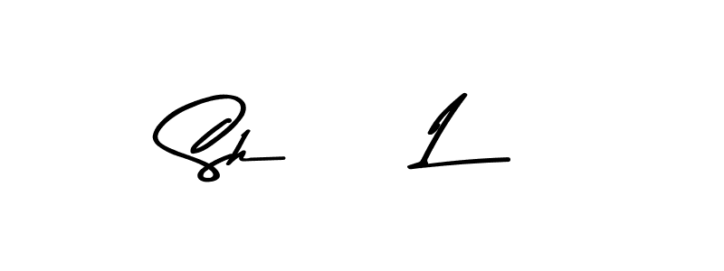 Use a signature maker to create a handwritten signature online. With this signature software, you can design (Asem Kandis PERSONAL USE) your own signature for name Sh     L. Sh     L signature style 9 images and pictures png