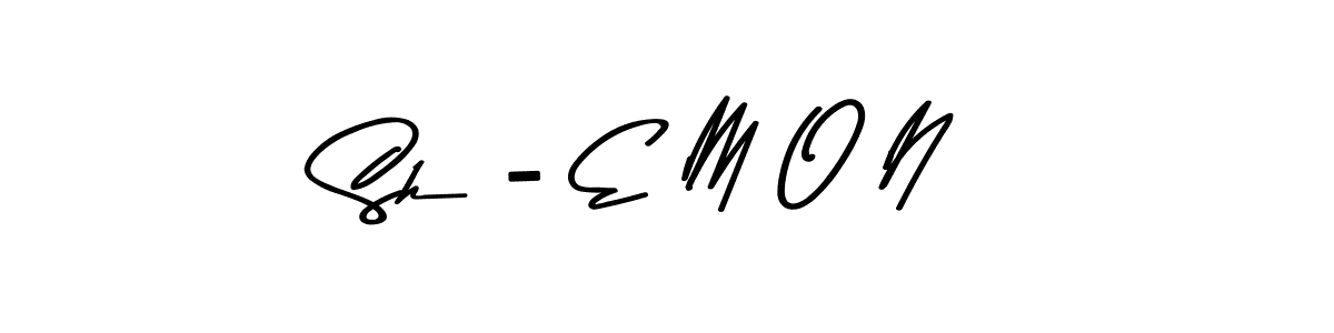 How to make Sh - E M O N signature? Asem Kandis PERSONAL USE is a professional autograph style. Create handwritten signature for Sh - E M O N name. Sh - E M O N signature style 9 images and pictures png