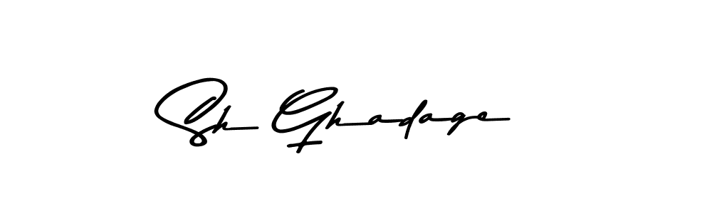 How to Draw Sh Ghadage signature style? Asem Kandis PERSONAL USE is a latest design signature styles for name Sh Ghadage. Sh Ghadage signature style 9 images and pictures png