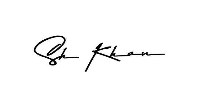 Make a beautiful signature design for name Sh Khan. Use this online signature maker to create a handwritten signature for free. Sh Khan signature style 9 images and pictures png