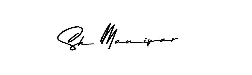 Make a beautiful signature design for name Sh Maniyar. Use this online signature maker to create a handwritten signature for free. Sh Maniyar signature style 9 images and pictures png