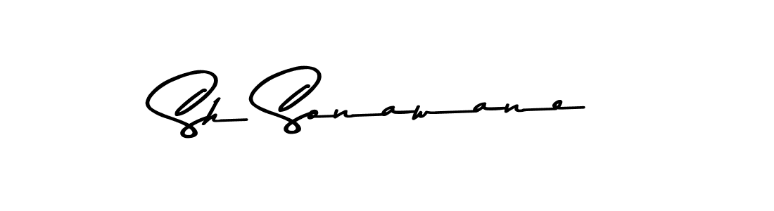 Also You can easily find your signature by using the search form. We will create Sh Sonawane name handwritten signature images for you free of cost using Asem Kandis PERSONAL USE sign style. Sh Sonawane signature style 9 images and pictures png