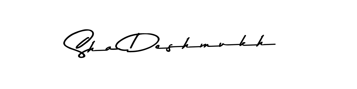 How to Draw Sha Deshmukh signature style? Asem Kandis PERSONAL USE is a latest design signature styles for name Sha Deshmukh. Sha Deshmukh signature style 9 images and pictures png