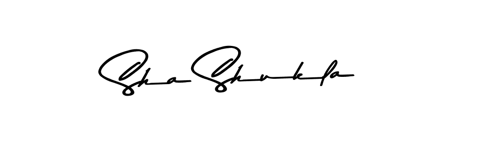 Also You can easily find your signature by using the search form. We will create Sha Shukla name handwritten signature images for you free of cost using Asem Kandis PERSONAL USE sign style. Sha Shukla signature style 9 images and pictures png