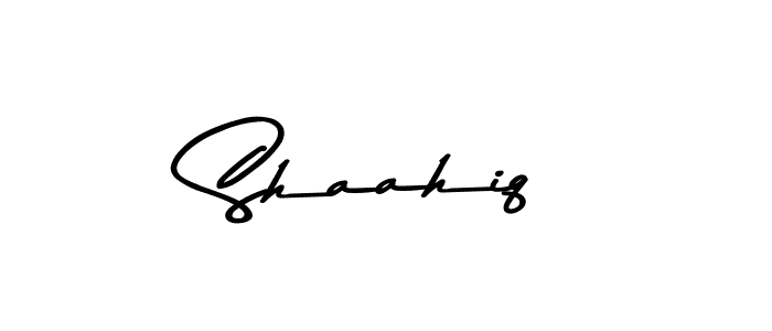 Use a signature maker to create a handwritten signature online. With this signature software, you can design (Asem Kandis PERSONAL USE) your own signature for name Shaahiq. Shaahiq signature style 9 images and pictures png