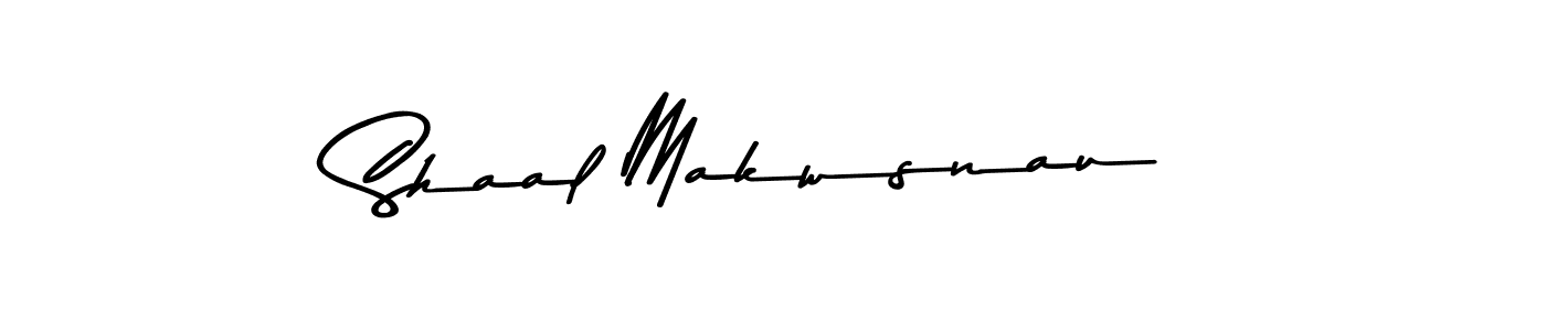 The best way (Asem Kandis PERSONAL USE) to make a short signature is to pick only two or three words in your name. The name Shaal Makwsnau include a total of six letters. For converting this name. Shaal Makwsnau signature style 9 images and pictures png