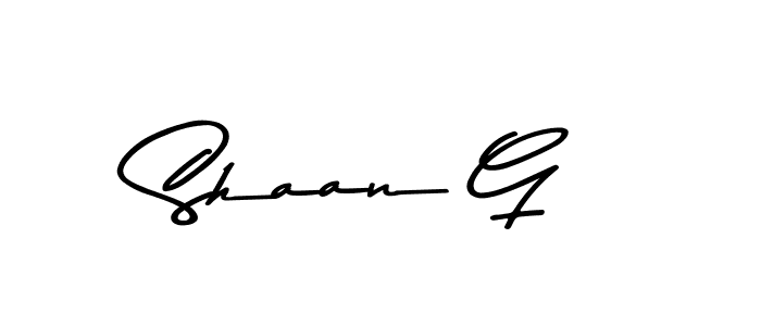 Use a signature maker to create a handwritten signature online. With this signature software, you can design (Asem Kandis PERSONAL USE) your own signature for name Shaan G. Shaan G signature style 9 images and pictures png