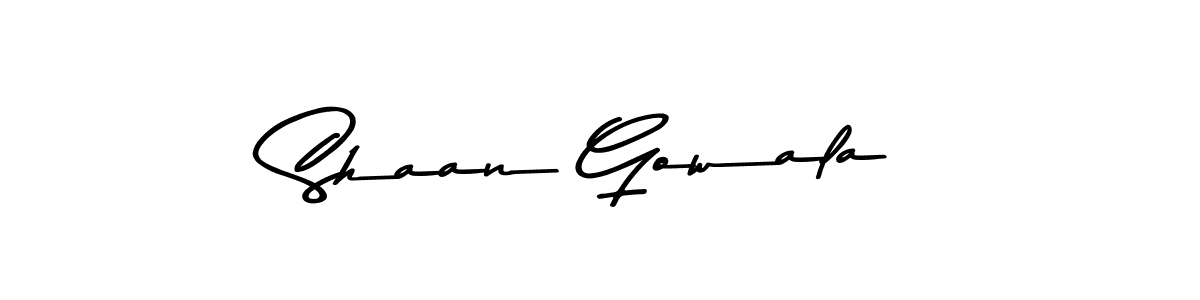 Make a short Shaan Gowala signature style. Manage your documents anywhere anytime using Asem Kandis PERSONAL USE. Create and add eSignatures, submit forms, share and send files easily. Shaan Gowala signature style 9 images and pictures png